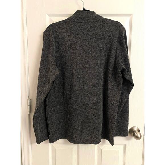 GAP Men’s Quarter Zip Up Pullover Sweater Dark Shadow Size Small Office Casual - Picture 4 of 5